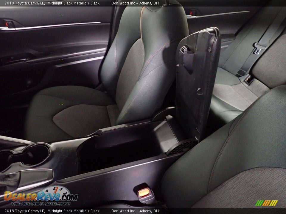 2018 Toyota Camry LE Midnight Black Metallic / Black Photo #29