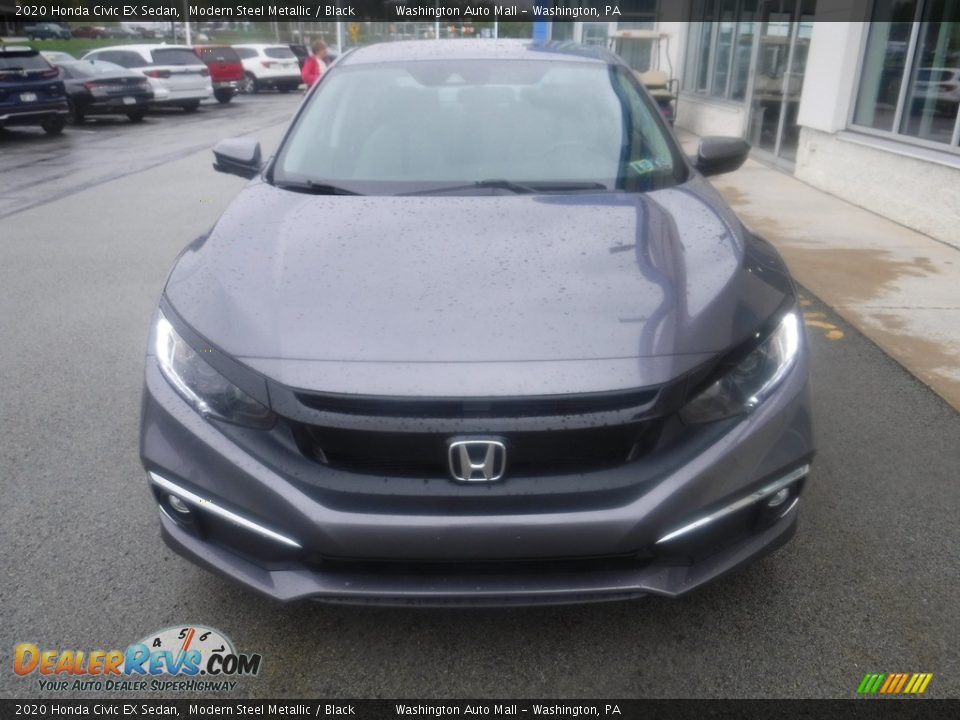 2020 Honda Civic EX Sedan Modern Steel Metallic / Black Photo #5