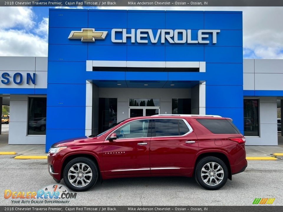 2018 Chevrolet Traverse Premier Cajun Red Tintcoat / Jet Black Photo #1