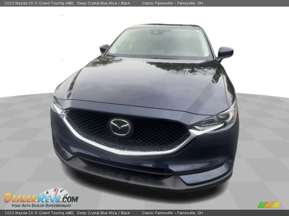 2020 Mazda CX-5 Grand Touring AWD Deep Crystal Blue Mica / Black Photo #3
