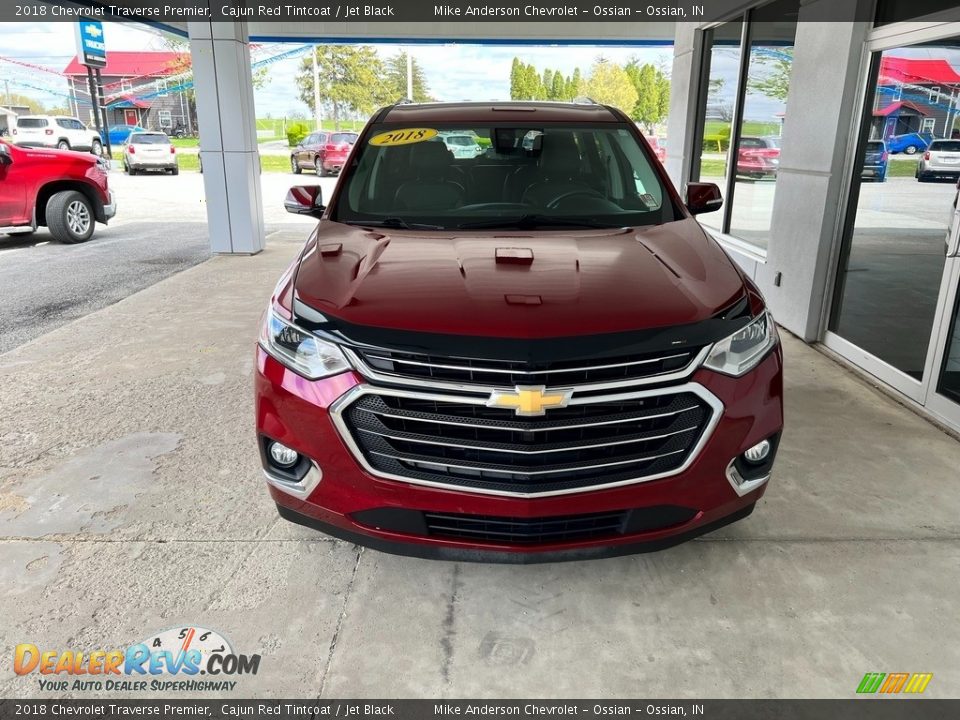 2018 Chevrolet Traverse Premier Cajun Red Tintcoat / Jet Black Photo #3