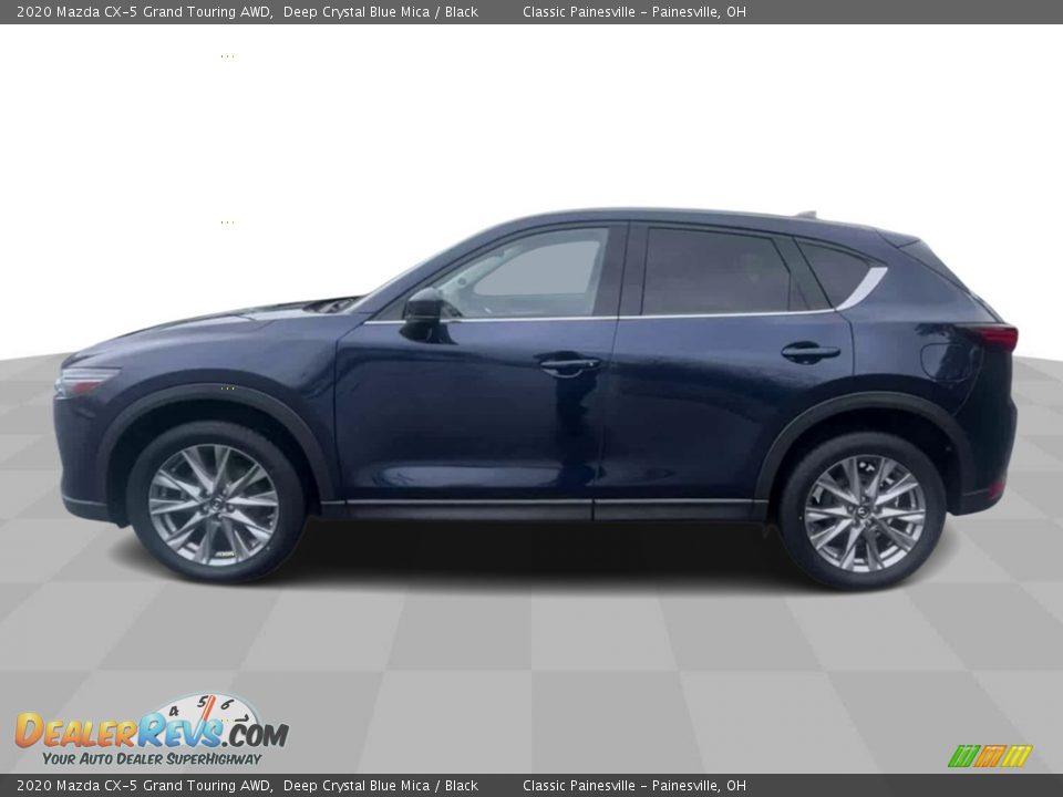2020 Mazda CX-5 Grand Touring AWD Deep Crystal Blue Mica / Black Photo #5