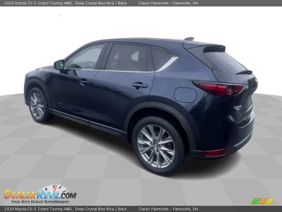 2020 Mazda CX-5 Grand Touring AWD Deep Crystal Blue Mica / Black Photo #6