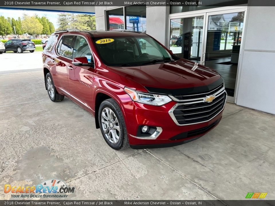 2018 Chevrolet Traverse Premier Cajun Red Tintcoat / Jet Black Photo #5