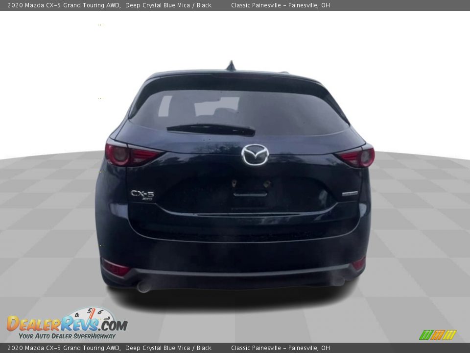 2020 Mazda CX-5 Grand Touring AWD Deep Crystal Blue Mica / Black Photo #7