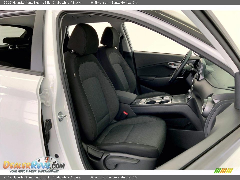 Black Interior - 2019 Hyundai Kona Electric SEL Photo #6