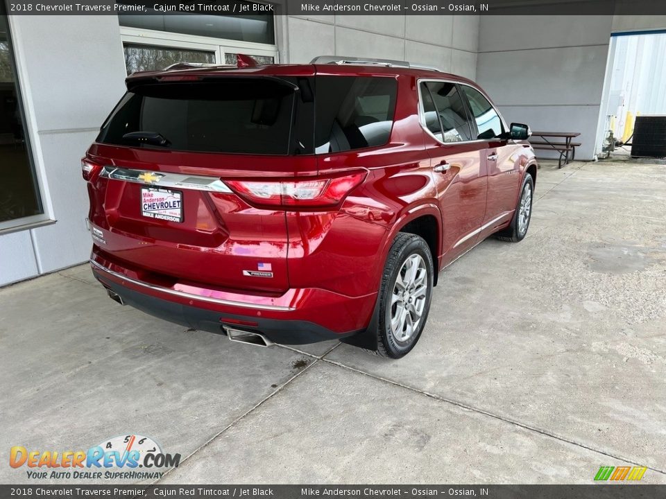 2018 Chevrolet Traverse Premier Cajun Red Tintcoat / Jet Black Photo #7