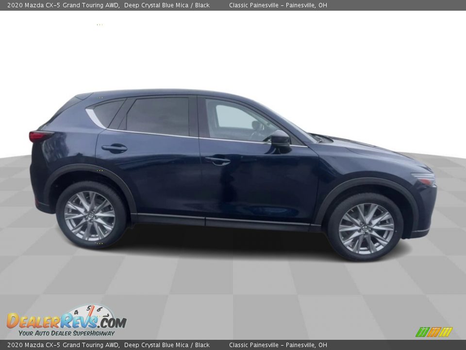 2020 Mazda CX-5 Grand Touring AWD Deep Crystal Blue Mica / Black Photo #9