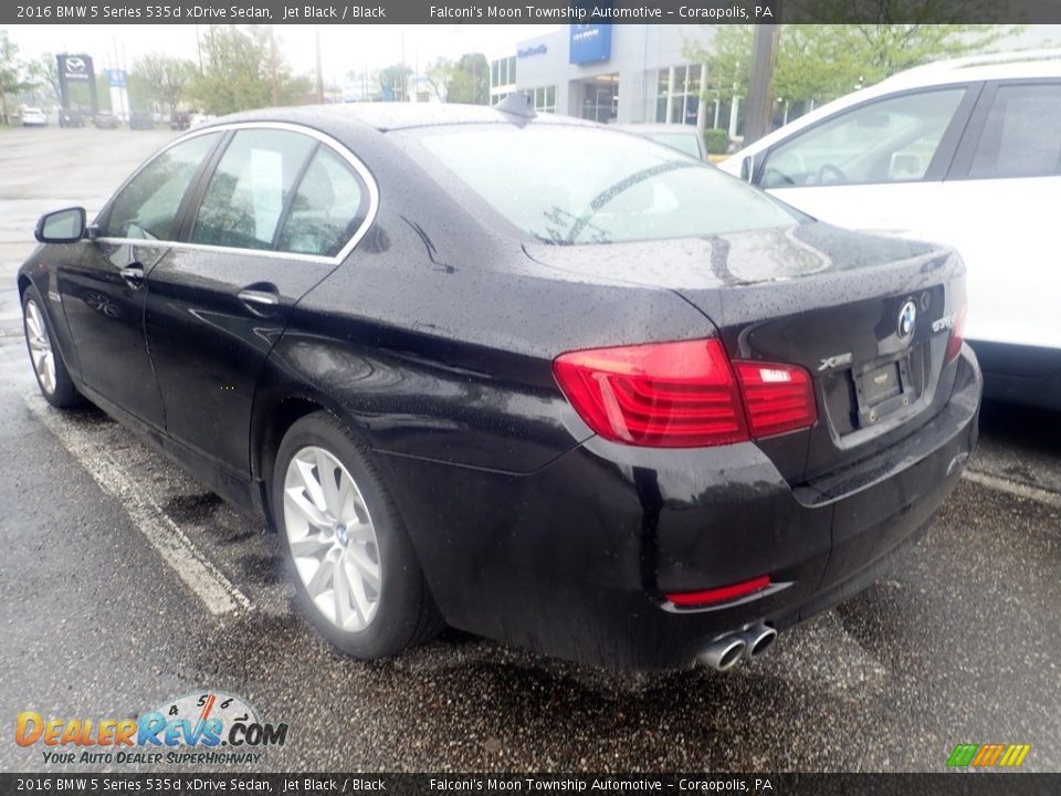 2016 BMW 5 Series 535d xDrive Sedan Jet Black / Black Photo #2