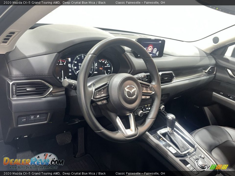 2020 Mazda CX-5 Grand Touring AWD Deep Crystal Blue Mica / Black Photo #10