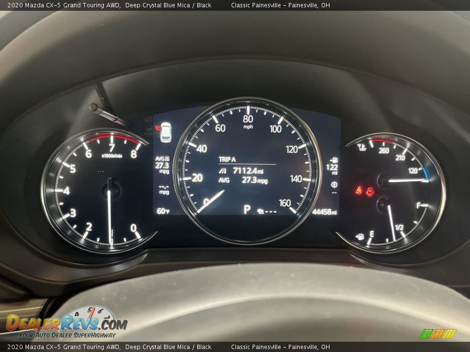 2020 Mazda CX-5 Grand Touring AWD Deep Crystal Blue Mica / Black Photo #11