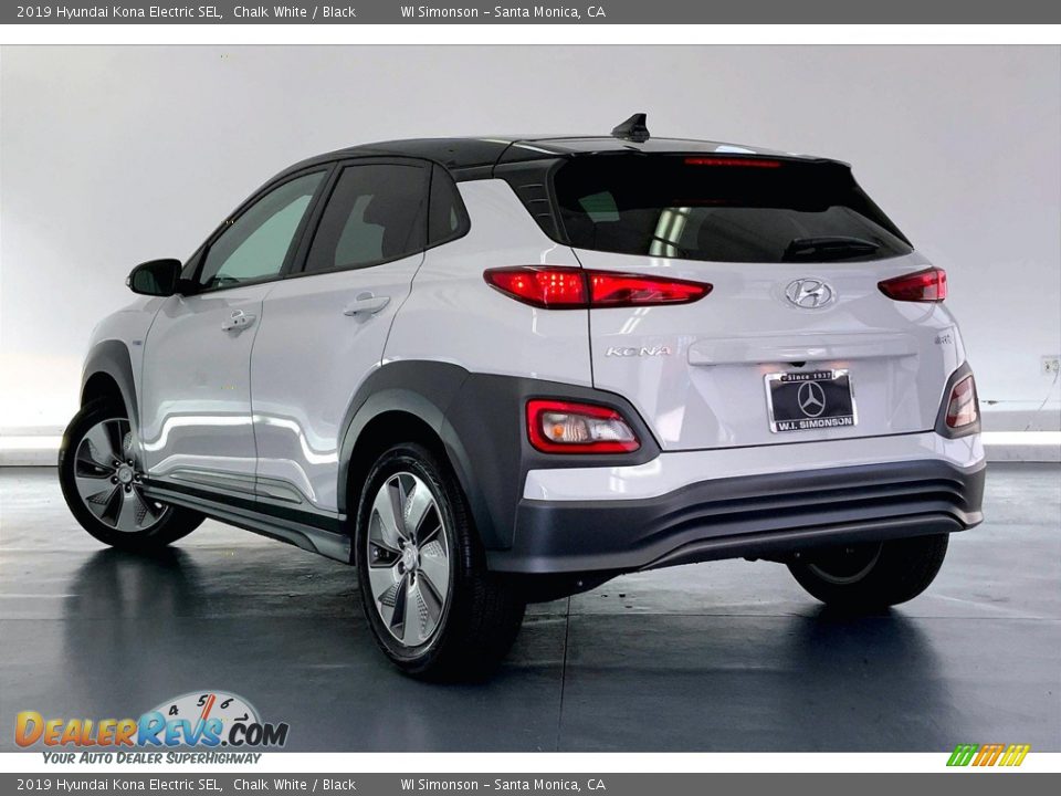 2019 Hyundai Kona Electric SEL Chalk White / Black Photo #10