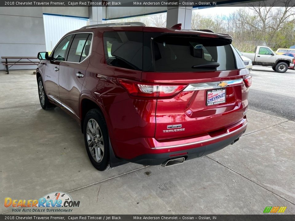 2018 Chevrolet Traverse Premier Cajun Red Tintcoat / Jet Black Photo #10