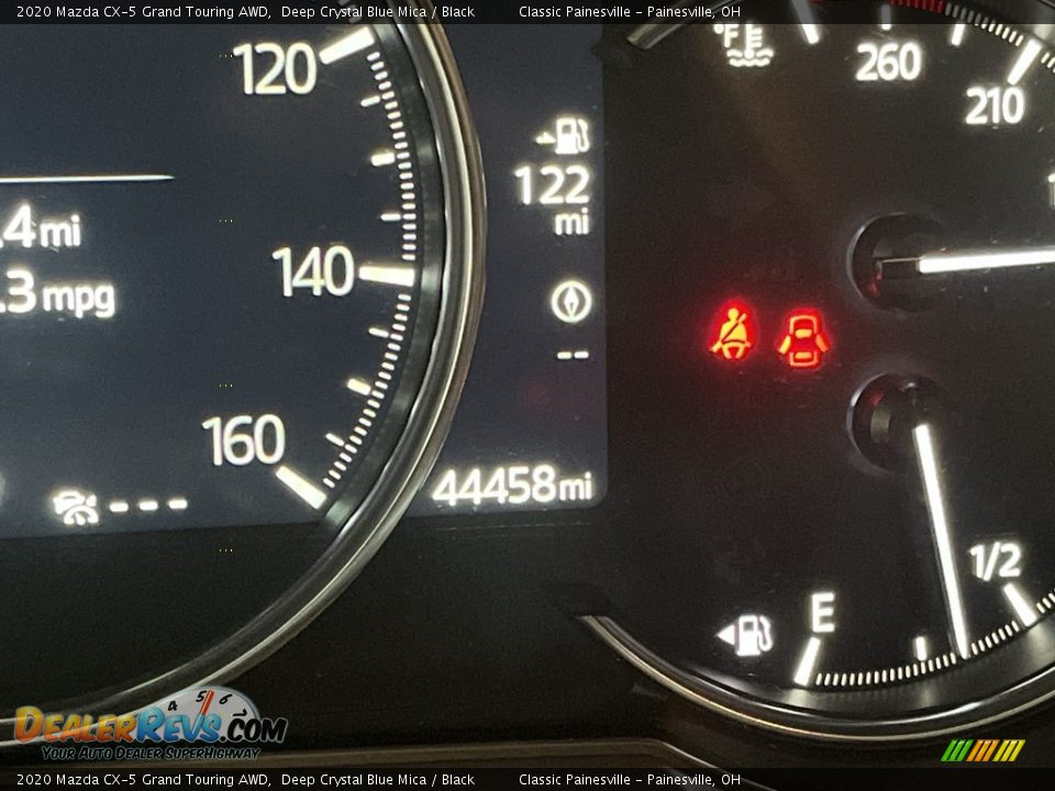 2020 Mazda CX-5 Grand Touring AWD Deep Crystal Blue Mica / Black Photo #12
