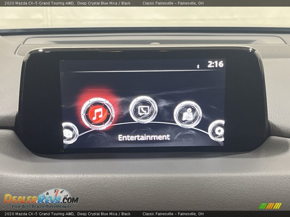 2020 Mazda CX-5 Grand Touring AWD Deep Crystal Blue Mica / Black Photo #13