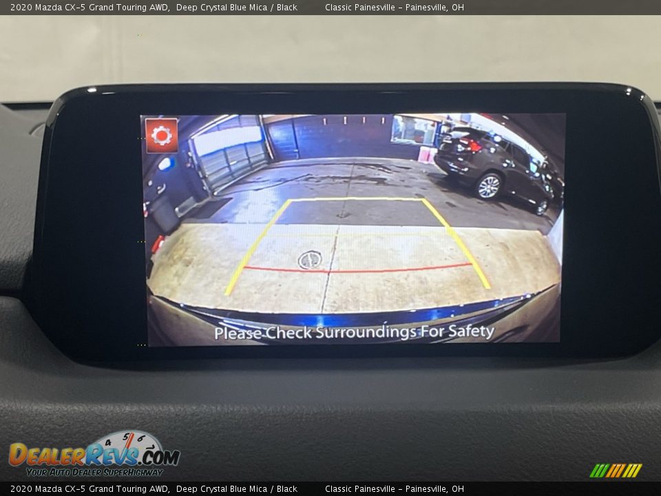2020 Mazda CX-5 Grand Touring AWD Deep Crystal Blue Mica / Black Photo #14