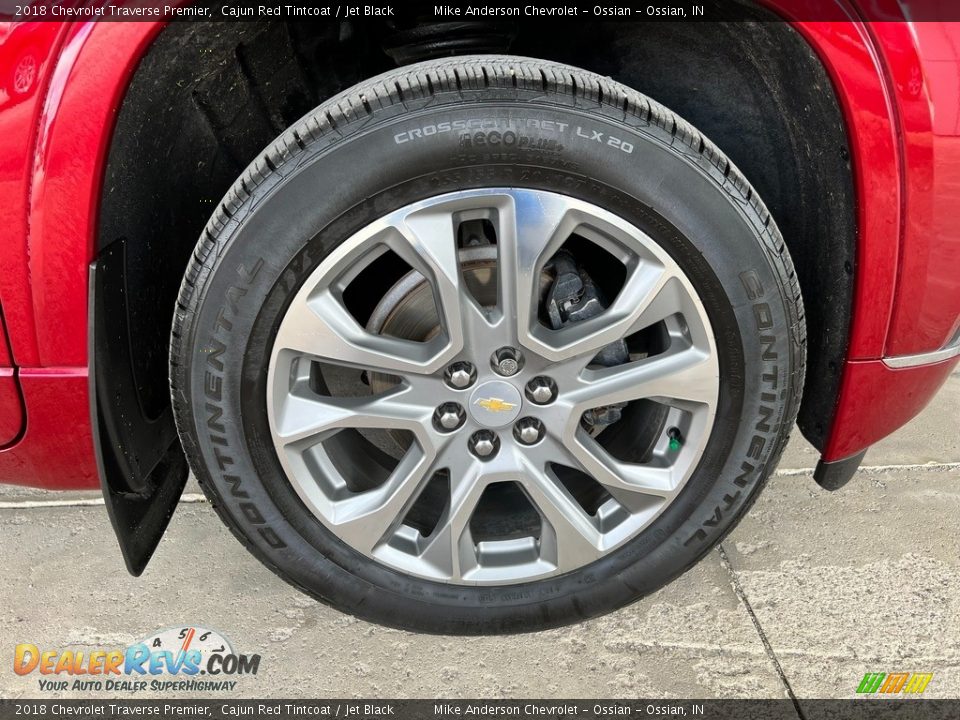 2018 Chevrolet Traverse Premier Cajun Red Tintcoat / Jet Black Photo #13