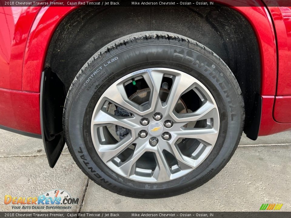 2018 Chevrolet Traverse Premier Cajun Red Tintcoat / Jet Black Photo #14