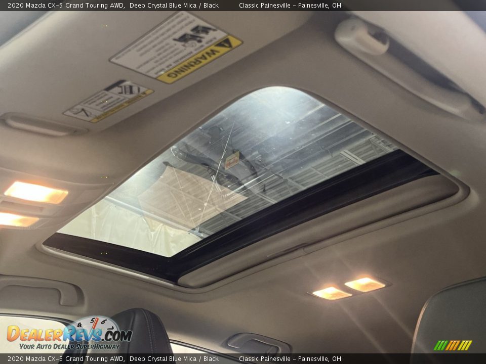 2020 Mazda CX-5 Grand Touring AWD Deep Crystal Blue Mica / Black Photo #18