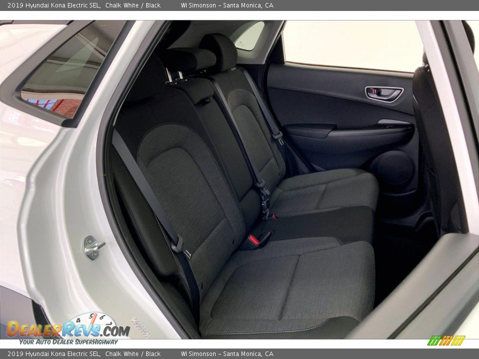 Rear Seat of 2019 Hyundai Kona Electric SEL Photo #19