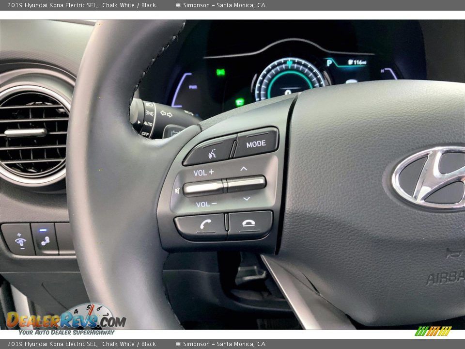 2019 Hyundai Kona Electric SEL Steering Wheel Photo #21