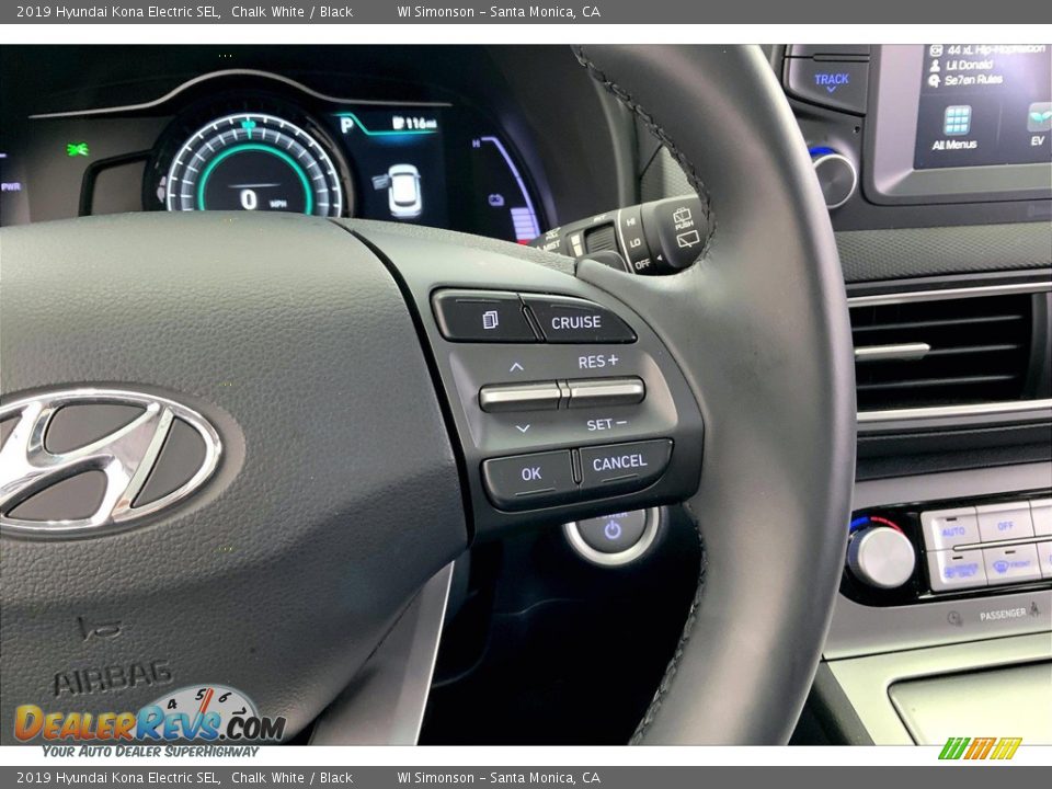 2019 Hyundai Kona Electric SEL Steering Wheel Photo #22