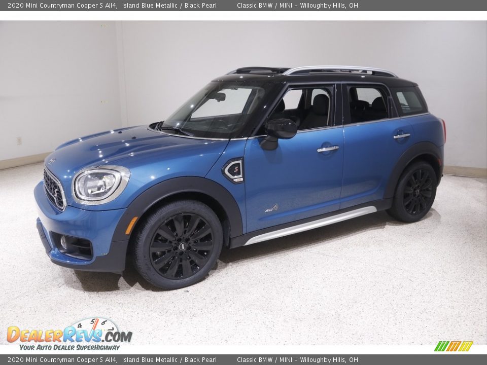 2020 Mini Countryman Cooper S All4 Island Blue Metallic / Black Pearl Photo #3