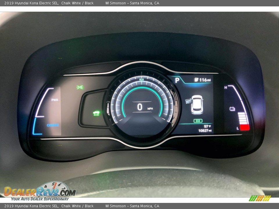 2019 Hyundai Kona Electric SEL Gauges Photo #23