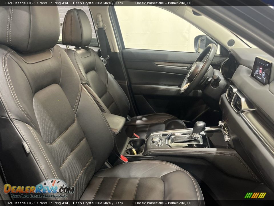 2020 Mazda CX-5 Grand Touring AWD Deep Crystal Blue Mica / Black Photo #27