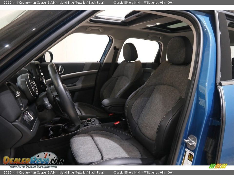 2020 Mini Countryman Cooper S All4 Island Blue Metallic / Black Pearl Photo #5