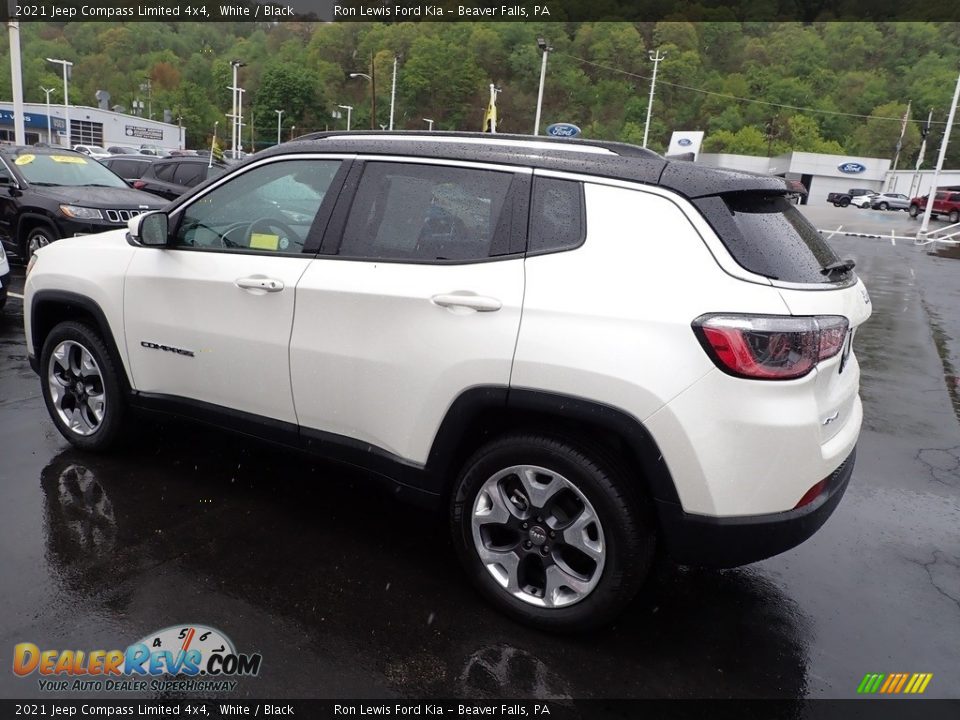 2021 Jeep Compass Limited 4x4 White / Black Photo #6