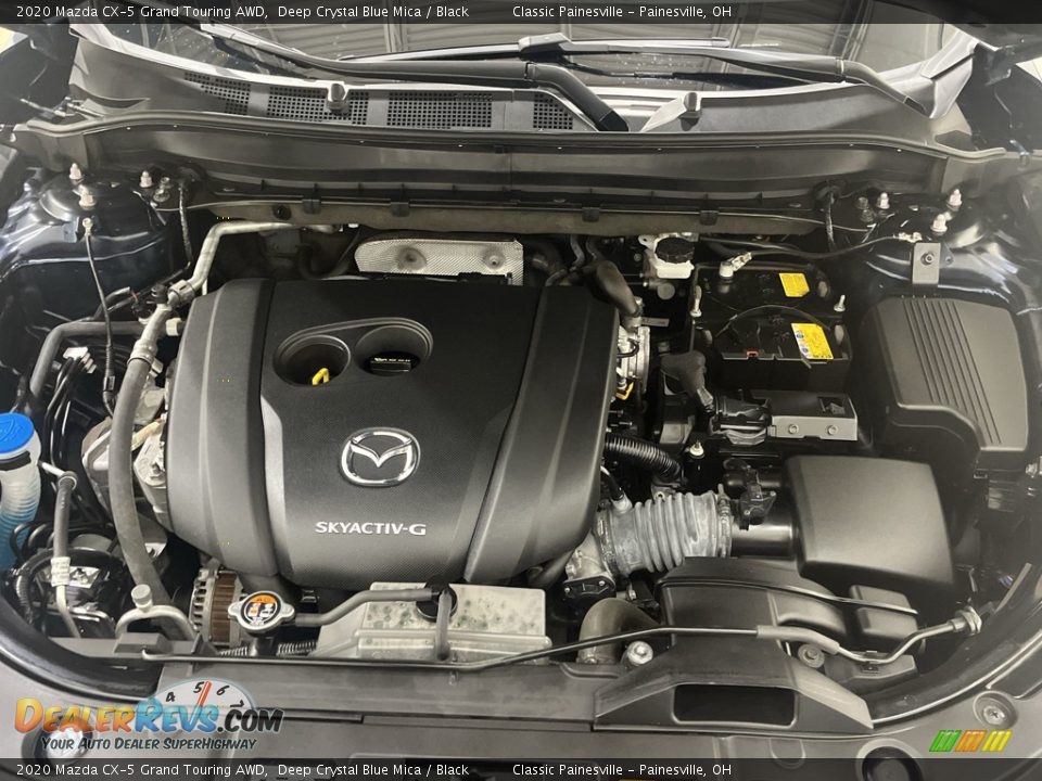 2020 Mazda CX-5 Grand Touring AWD Deep Crystal Blue Mica / Black Photo #29