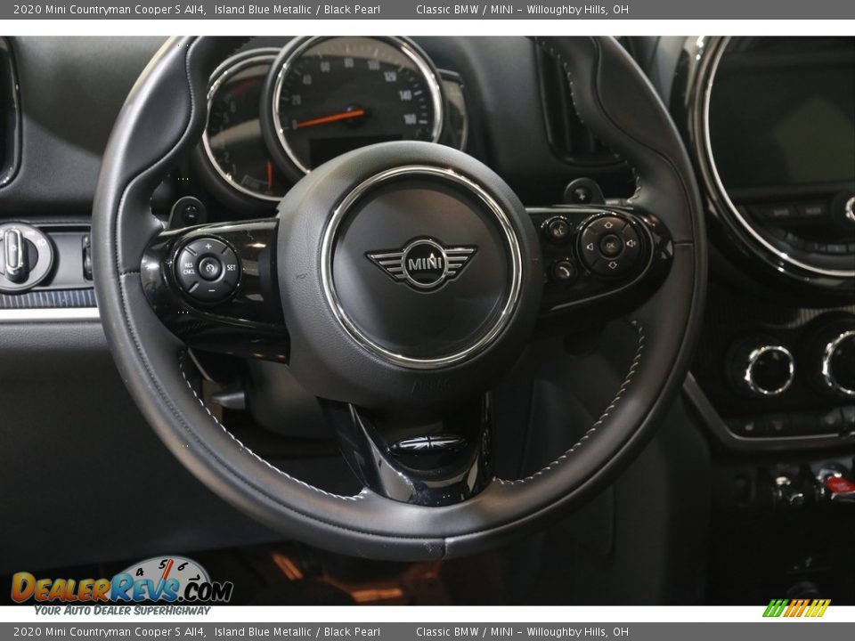 2020 Mini Countryman Cooper S All4 Island Blue Metallic / Black Pearl Photo #7