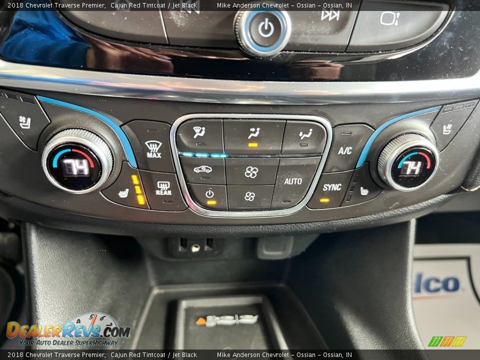 2018 Chevrolet Traverse Premier Cajun Red Tintcoat / Jet Black Photo #24