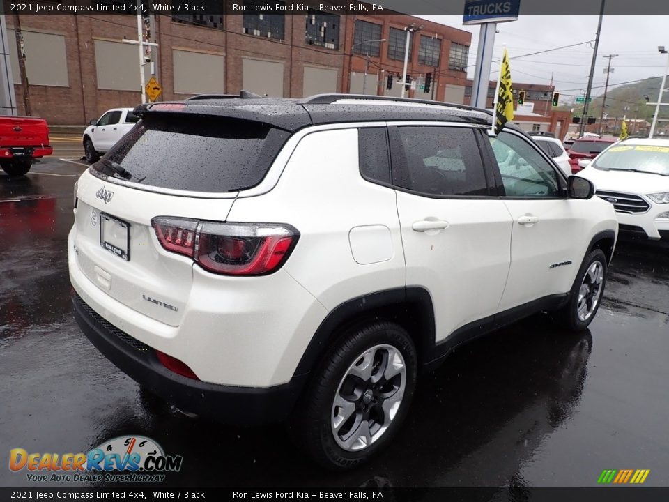 2021 Jeep Compass Limited 4x4 White / Black Photo #8