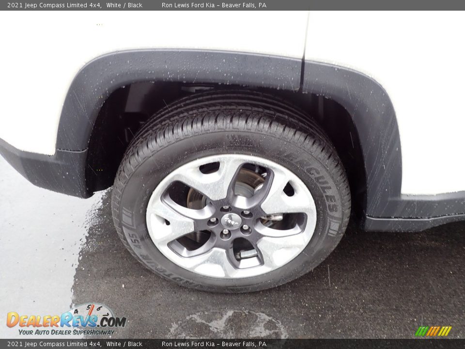 2021 Jeep Compass Limited 4x4 White / Black Photo #9