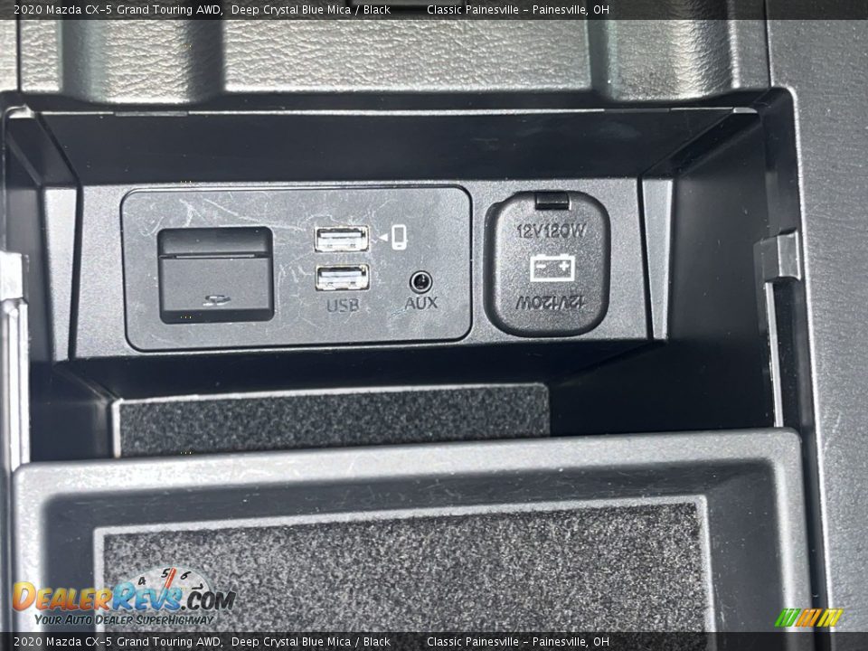 2020 Mazda CX-5 Grand Touring AWD Deep Crystal Blue Mica / Black Photo #34