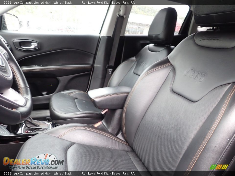 2021 Jeep Compass Limited 4x4 White / Black Photo #12