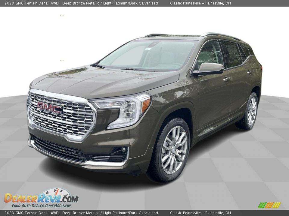 2023 GMC Terrain Denali AWD Deep Bronze Metallic / Light Platinum/Dark Galvanized Photo #1