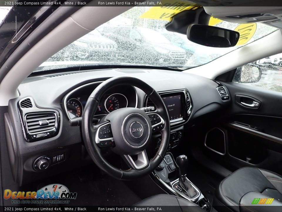 2021 Jeep Compass Limited 4x4 White / Black Photo #13