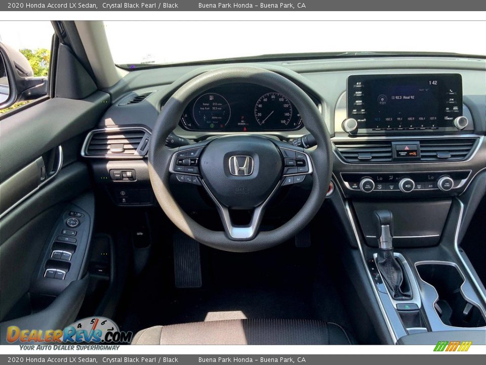 2020 Honda Accord LX Sedan Crystal Black Pearl / Black Photo #4