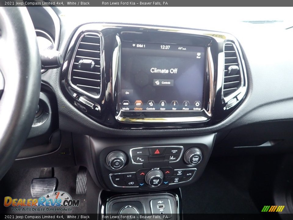 2021 Jeep Compass Limited 4x4 White / Black Photo #16