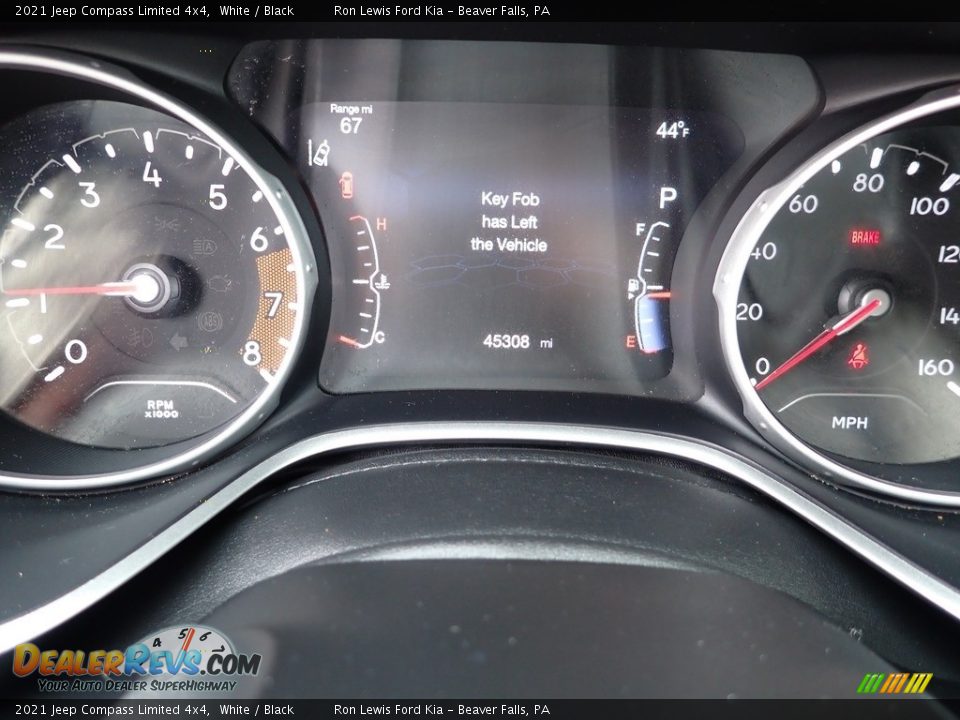 2021 Jeep Compass Limited 4x4 White / Black Photo #17