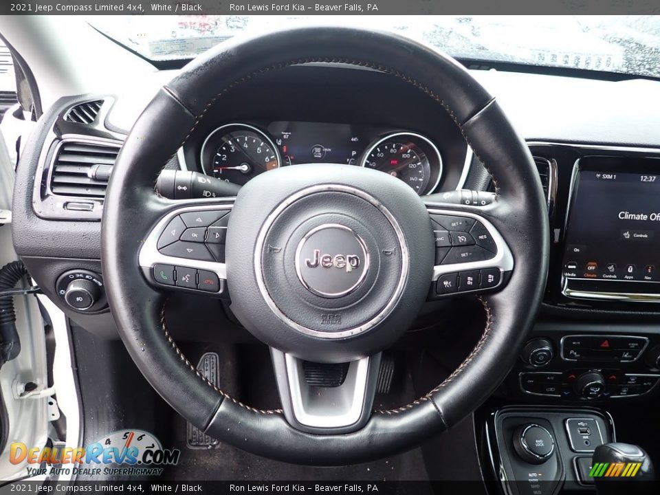 2021 Jeep Compass Limited 4x4 White / Black Photo #18