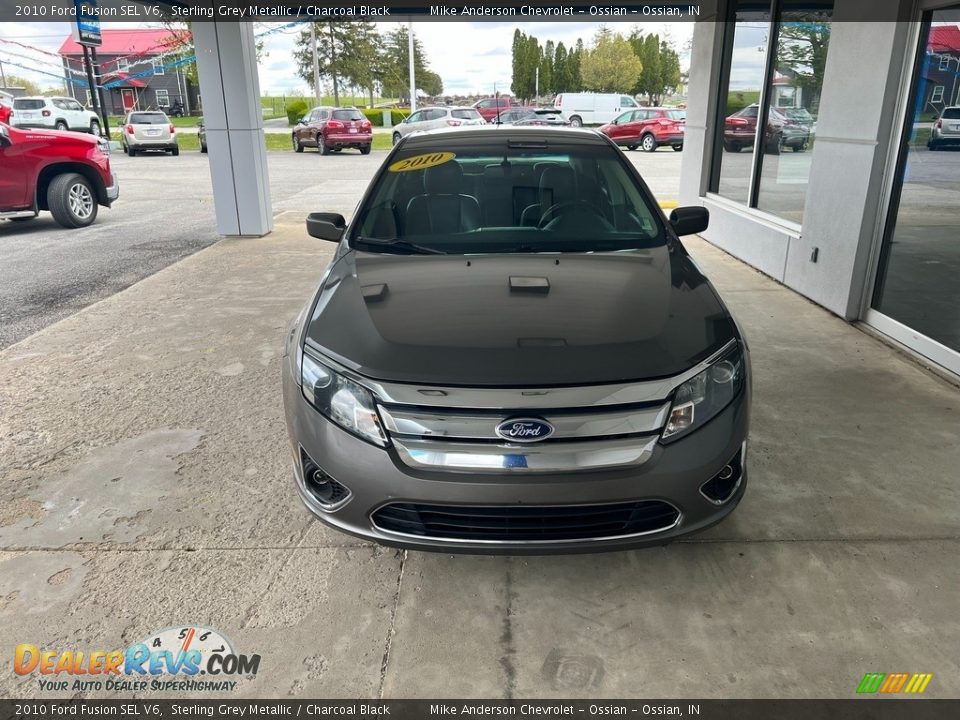 2010 Ford Fusion SEL V6 Sterling Grey Metallic / Charcoal Black Photo #3