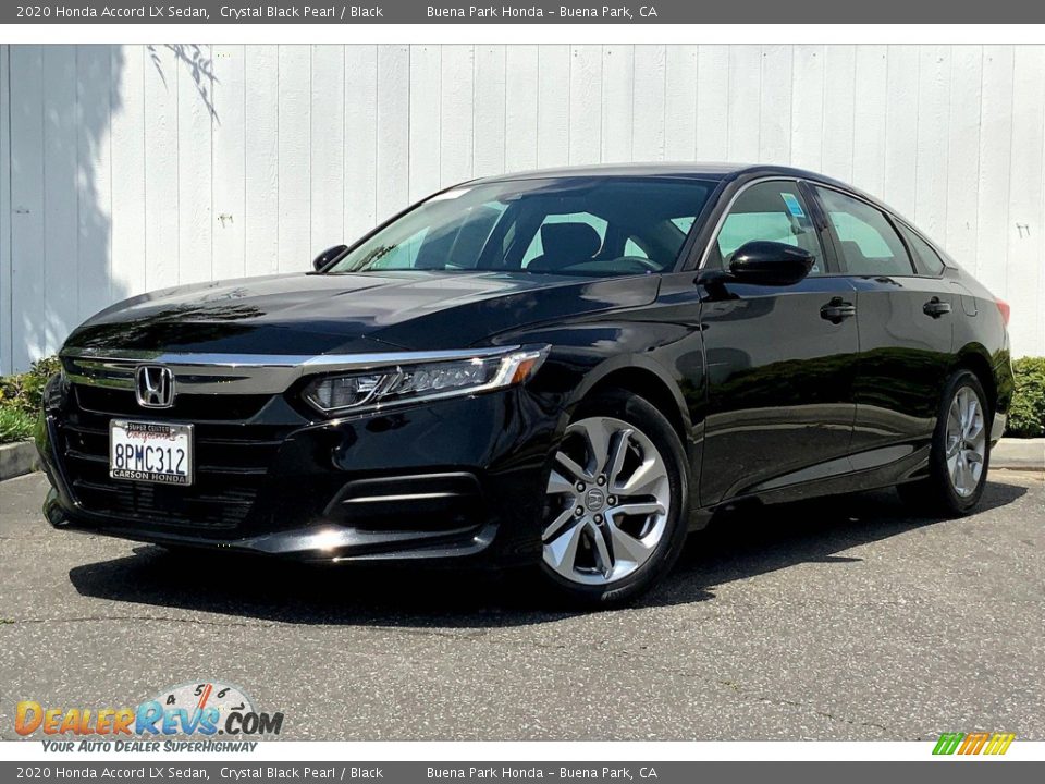 2020 Honda Accord LX Sedan Crystal Black Pearl / Black Photo #12