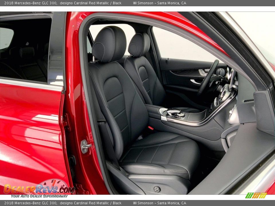 2018 Mercedes-Benz GLC 300 designo Cardinal Red Metallic / Black Photo #6