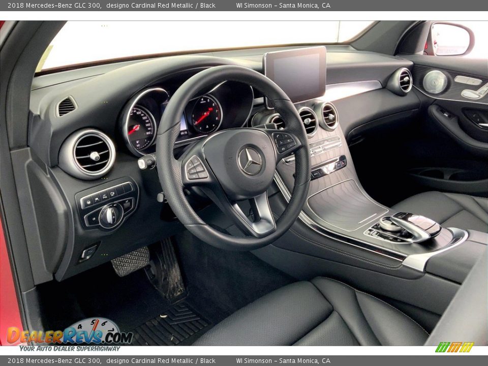 2018 Mercedes-Benz GLC 300 designo Cardinal Red Metallic / Black Photo #14
