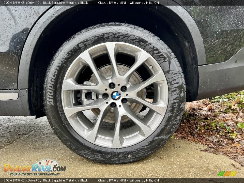 2024 BMW X5 xDrive40i Black Sapphire Metallic / Black Photo #2