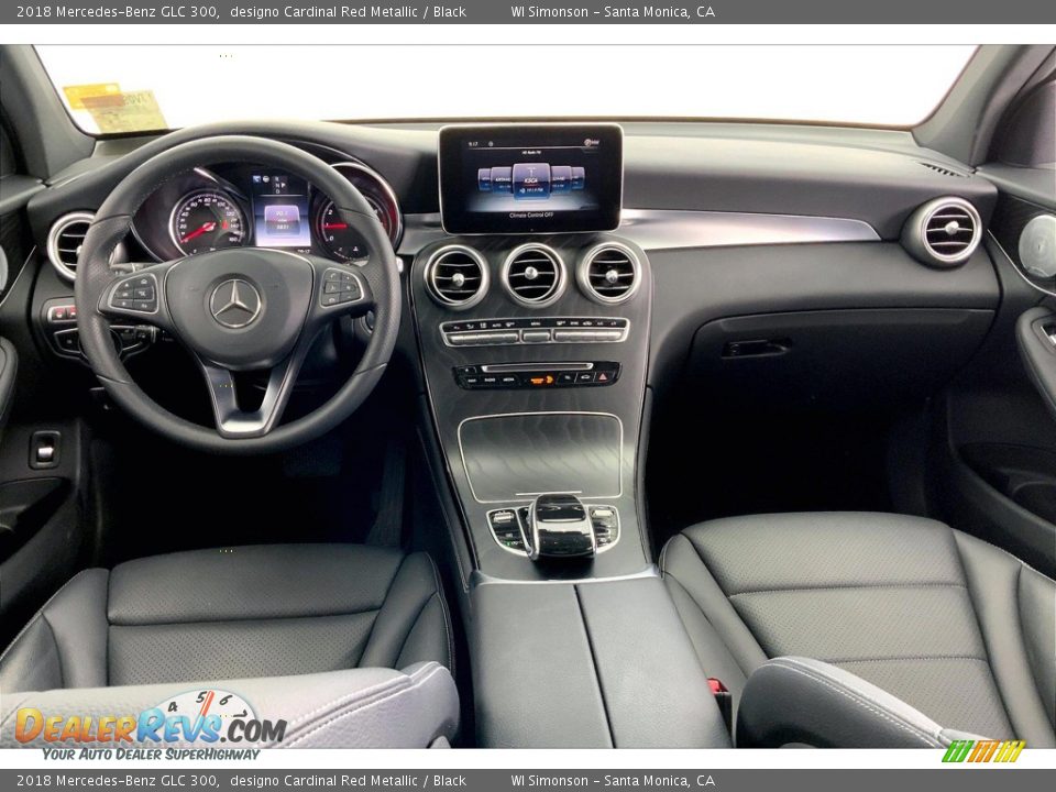 2018 Mercedes-Benz GLC 300 designo Cardinal Red Metallic / Black Photo #15